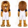 Lion White Shorts Mascot Costume