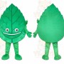 Green Leaf Mascot Costume