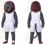 Gray Lion Mascot Costume