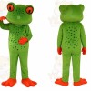 Green Frog Mascot Costume