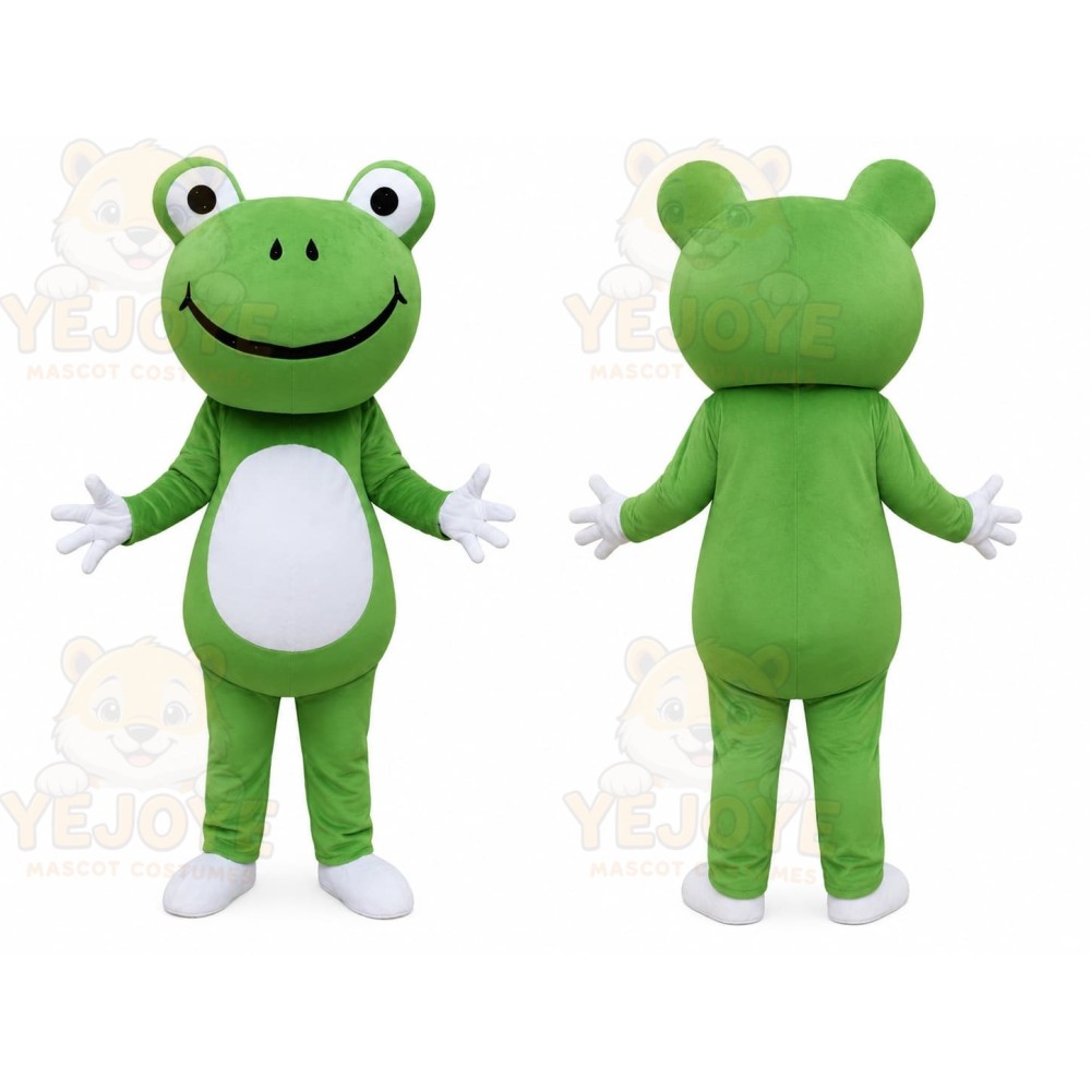 Green Frog Mascot Costume
