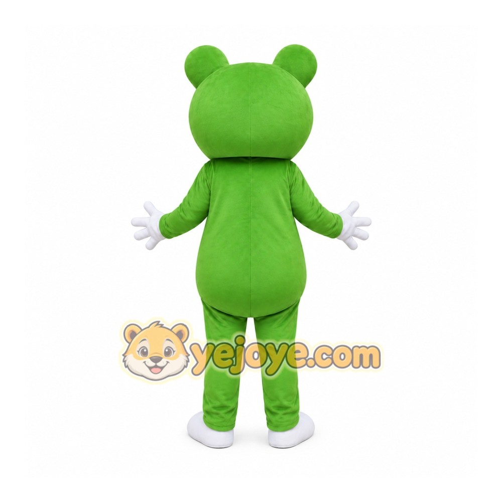 Green Frog Mascot Costume Green Frog Mascot Costume