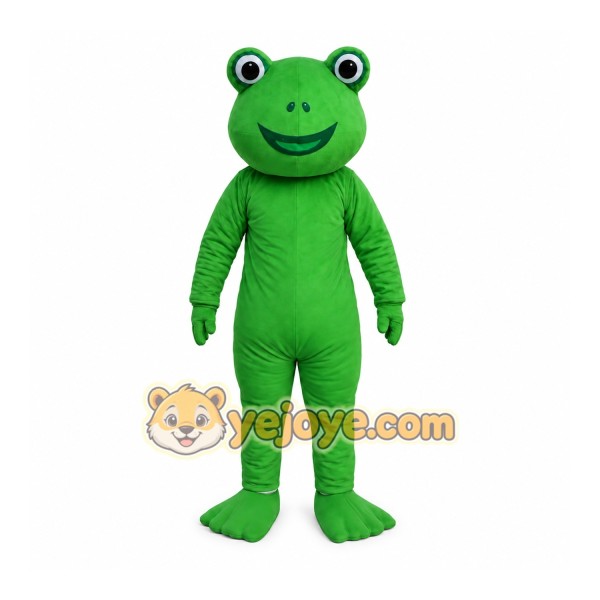 Green Frog Mascot Costume