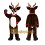 Reindeer Black Suit Mascot Costume
