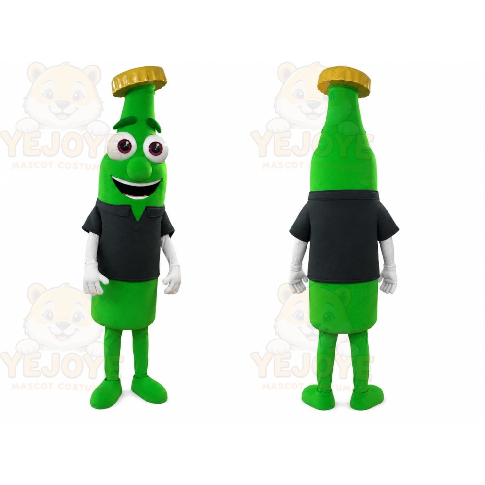Green Bottle Mascot Costume
