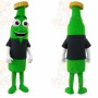 Green Bottle Mascot Costume
