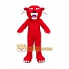 Red Wildcat Mascot Costume Red Wildcat Mascot Costume