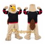 Eagle Black Shirt Mascot Costume