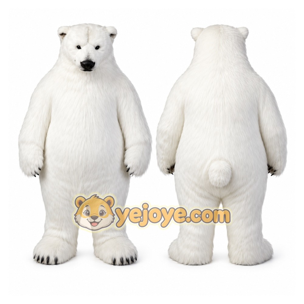 Polar Bear Mascot Costume Polar Bear Mascot Costume
