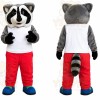 Raccoon Red Pants Mascot Costume