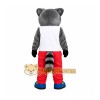 Raccoon Red Pants Mascot Costume Raccoon Red Pants Mascot Costume