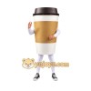 Coffee Cup Mascot Costume Coffee Cup Mascot Costume