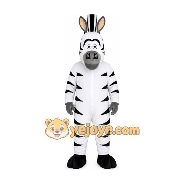 Zebra Character Mascot Costume