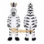 Zebra Character Mascot Costume
