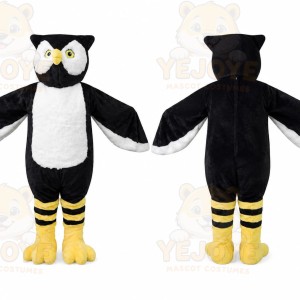 Black Owl Mascot Costume