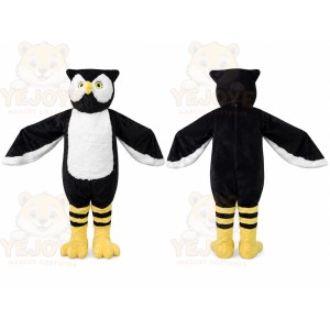 Black Owl Mascot Costume