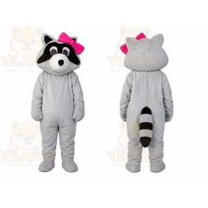 Gray Raccoon Mascot Costume