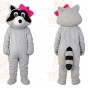 Gray Raccoon Mascot Costume