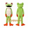Green Frog Shorts Mascot Costume Green Frog Shorts Mascot Costume