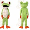 Green Frog Shorts Mascot Costume