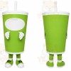 Green Drink Cup Mascot Costume