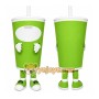Green Drink Cup Mascot Costume