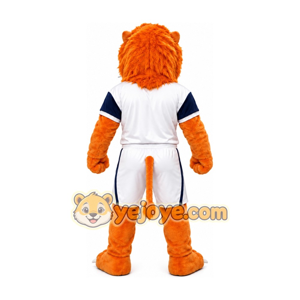 Orange Lion Sports Mascot Costume Orange Lion Sports Mascot Costume