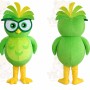 Green Owl Mascot Costume