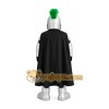 Black Cape Knight Mascot Costume Black Cape Knight Mascot Costume