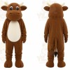 Brown Bull Mascot Costume