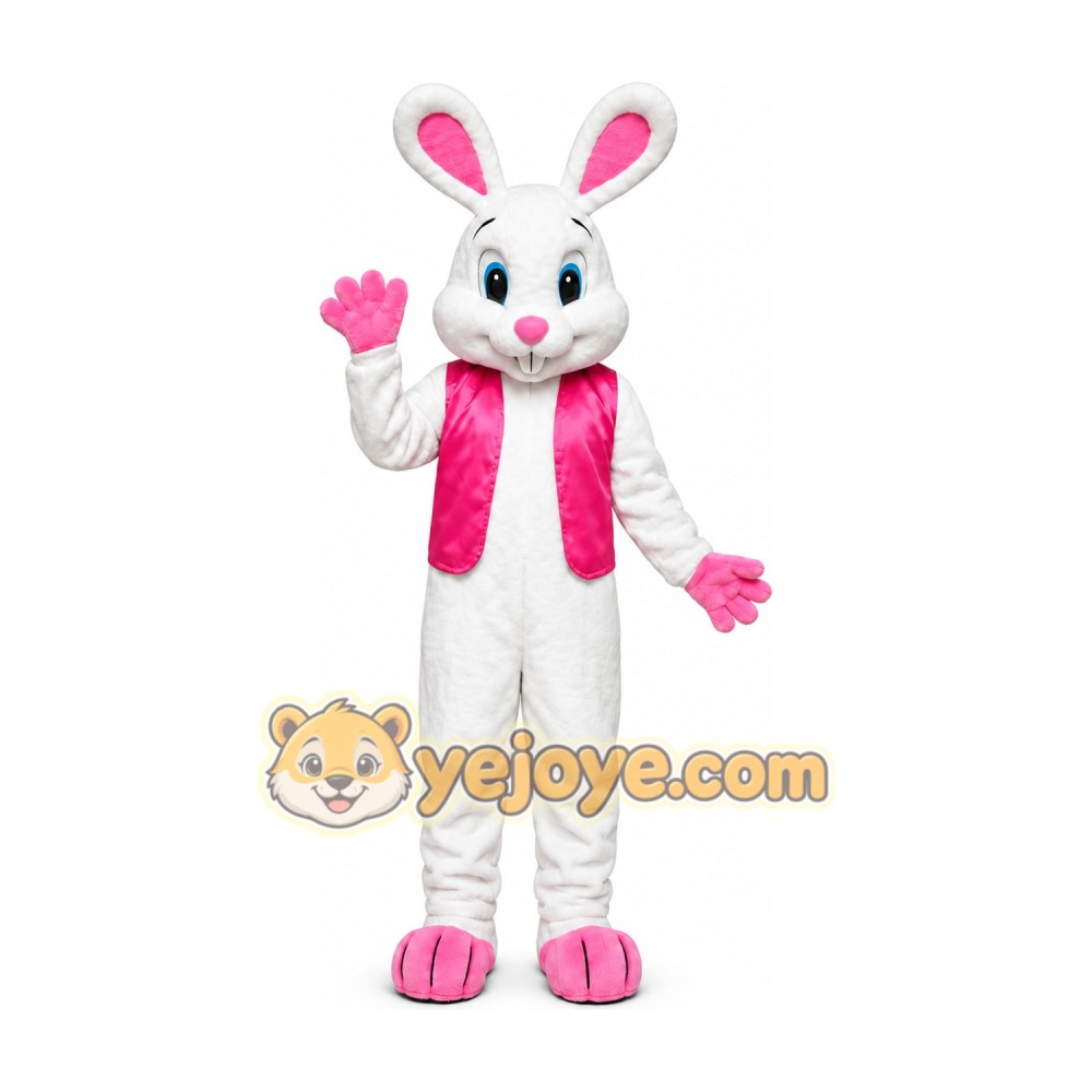 White Rabbit Vest Mascot Costume White Rabbit Vest Mascot Costume