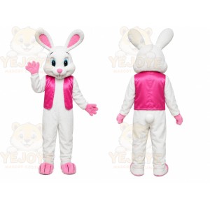 White Rabbit Vest Mascot Costume