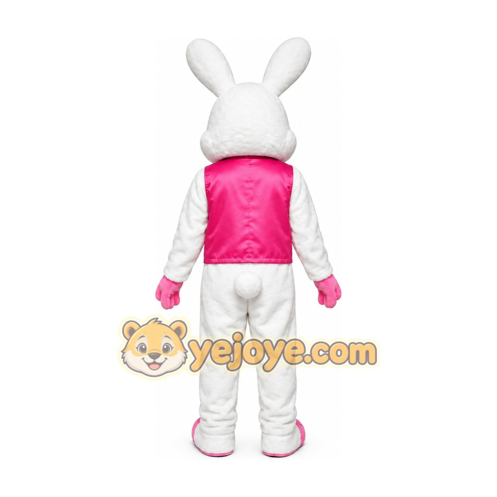 White Rabbit Vest Mascot Costume White Rabbit Vest Mascot Costume