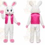 White Rabbit Vest Mascot Costume