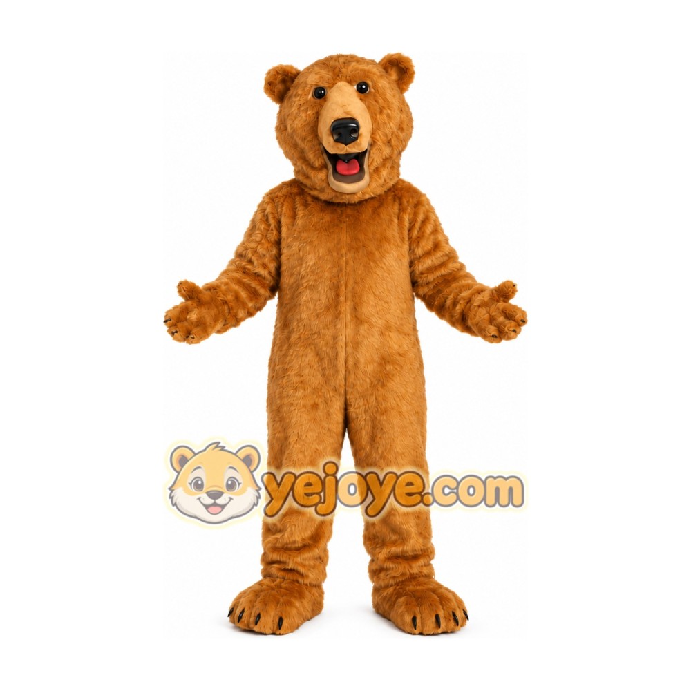 Tan Bear Mascot Costume Tan Bear Mascot Costume