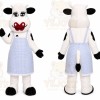 Cow Dress Mascot Costume