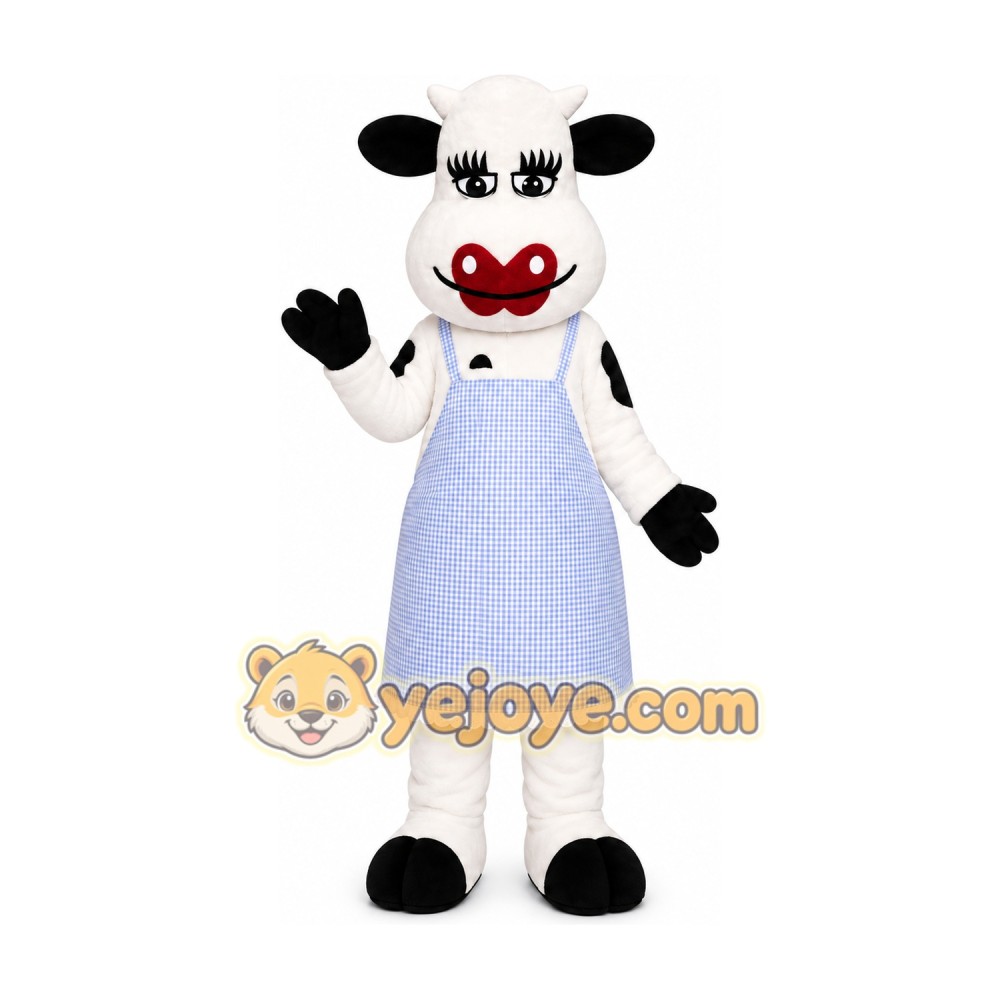 Cow Dress Mascot Costume