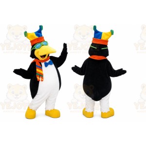Penguin Jester Mascot Costume