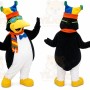Penguin Jester Mascot Costume