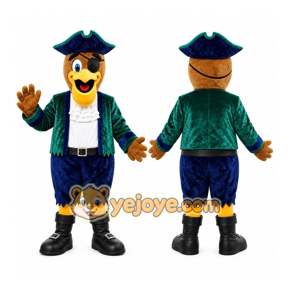 Pirate Bird Mascot Costume Pirate Bird Mascot Costume