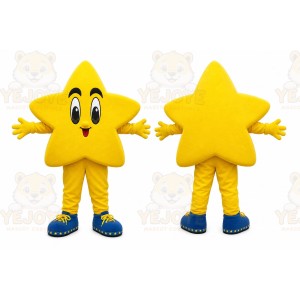 Yellow Star Mascot Costume
