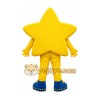 Yellow Star Mascot Costume Yellow Star Mascot Costume