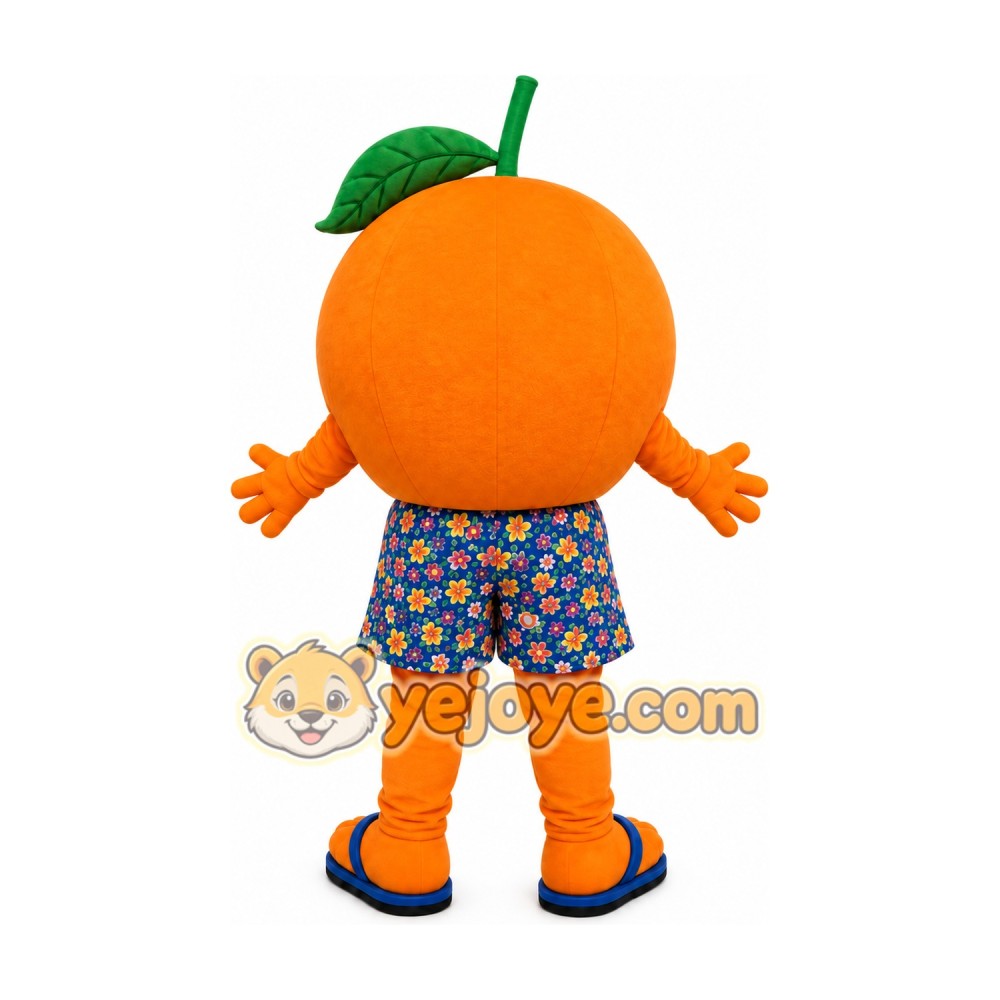 Orange Fruit Mascot Costume Orange Fruit Mascot Costume