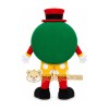 Green Clock Mascot Costume Green Clock Mascot Costume