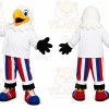 White Bird Patriot Mascot Costume