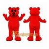 Red Bear Mascot Costume Red Bear Mascot Costume