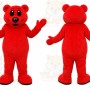Red Bear Mascot Costume