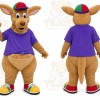 Brown Kangaroo Cap Mascot Costume