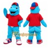 Blue Dolphin Mascot Costume Blue Dolphin Mascot Costume