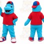 Blue Dolphin Mascot Costume